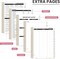 Academic Year Monthly and Weekly Calendar Teacher Planner - Wildflower